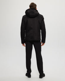 Fabric Parka With Select Shearling Lamb Lining | Men | Black