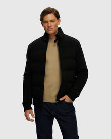 Men | Loro Piana Cashmere & Wool Jacket With Select Shearling Lamb Collar | Black