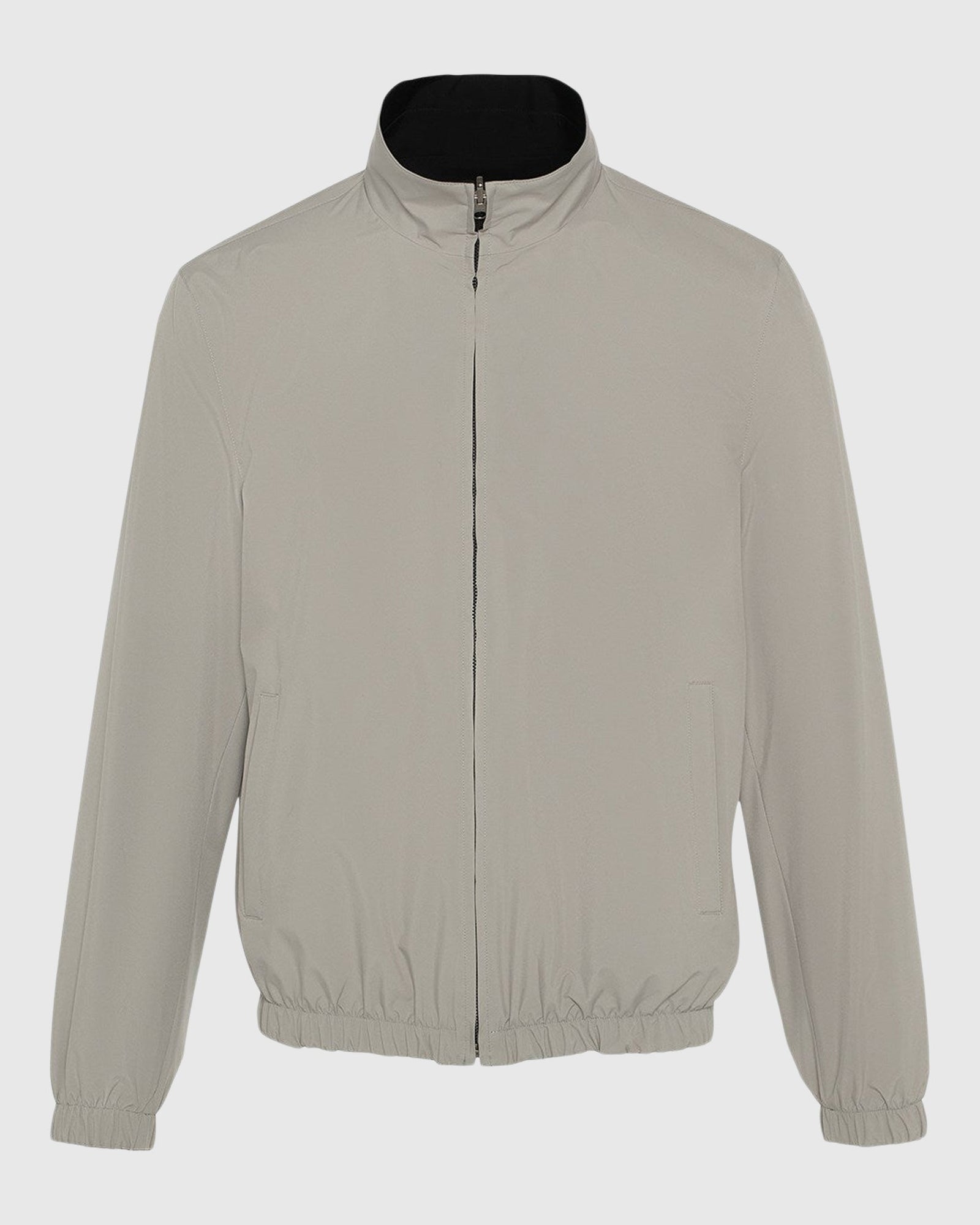 Men | Reversible Zip Jacket | Black/Light Beige