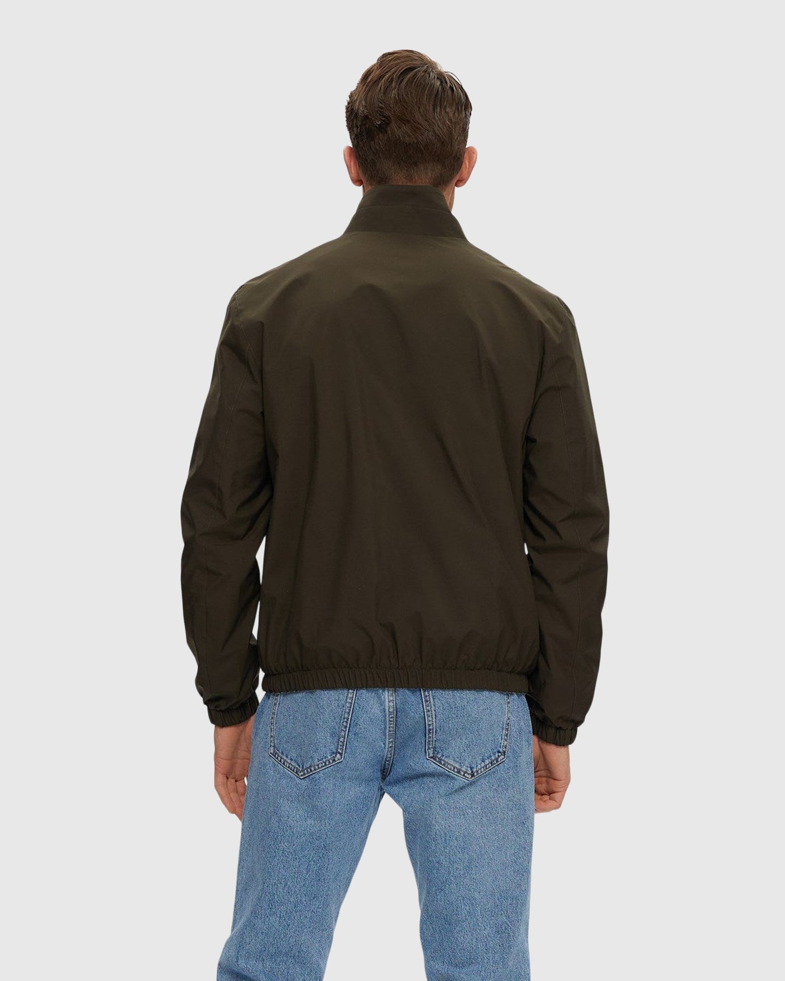 Men | Reversible Zip Jacket | Green/Beige