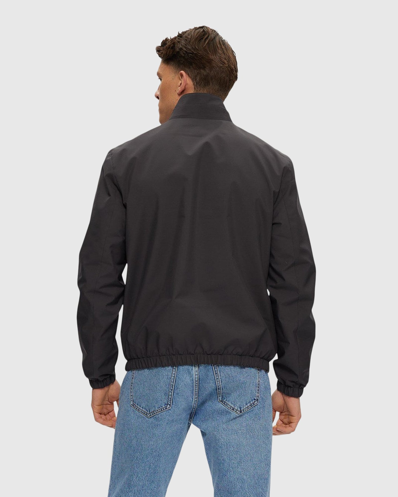 Men | Reversible Zip Jacket | Anthracite/Beige