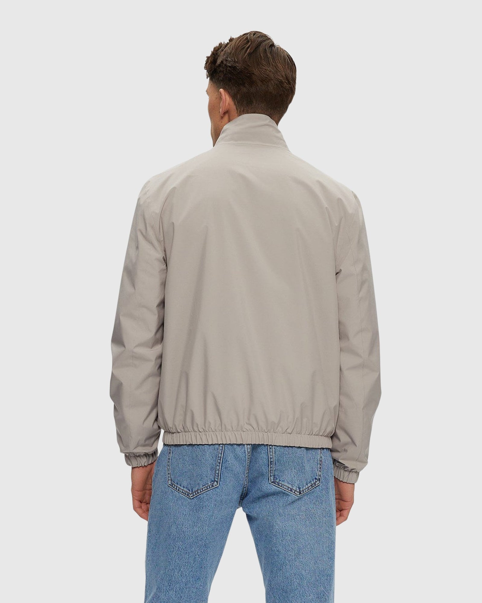 Men | Reversible Zip Jacket | Black/Light Beige