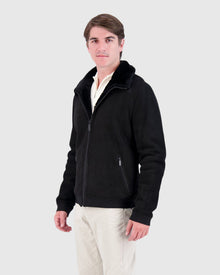 Men | Select Shearling Lamb Jacket | Black (V2)