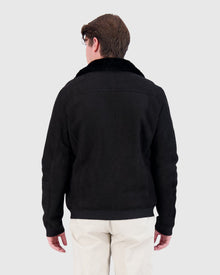 Men | Select Shearling Lamb Jacket | Black (V2)