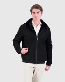 Men | Select Shearling Lamb Jacket | Black (V2)
