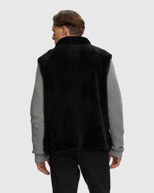 Men | Sheared Select Shearling Vest | Black