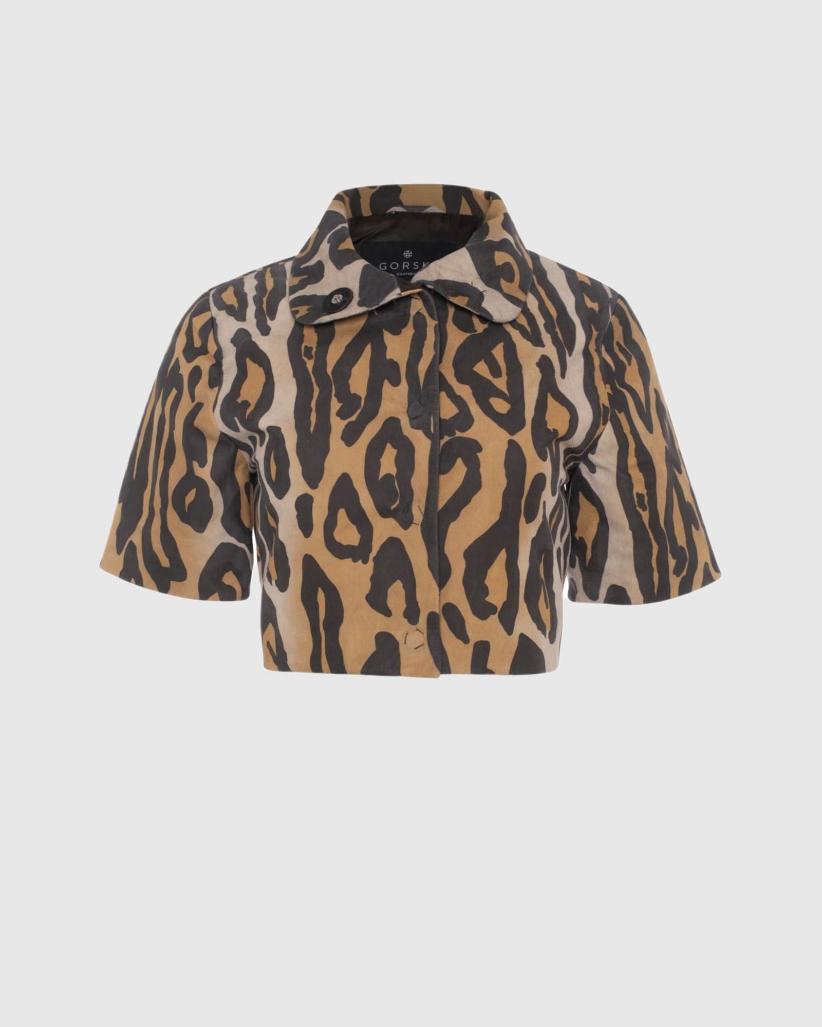 Metis Suede Bolero With Cropped Sleeves | Ocelo Print