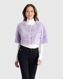 Mink Bolero | Violet