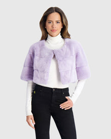 Mink Bolero | Violet
