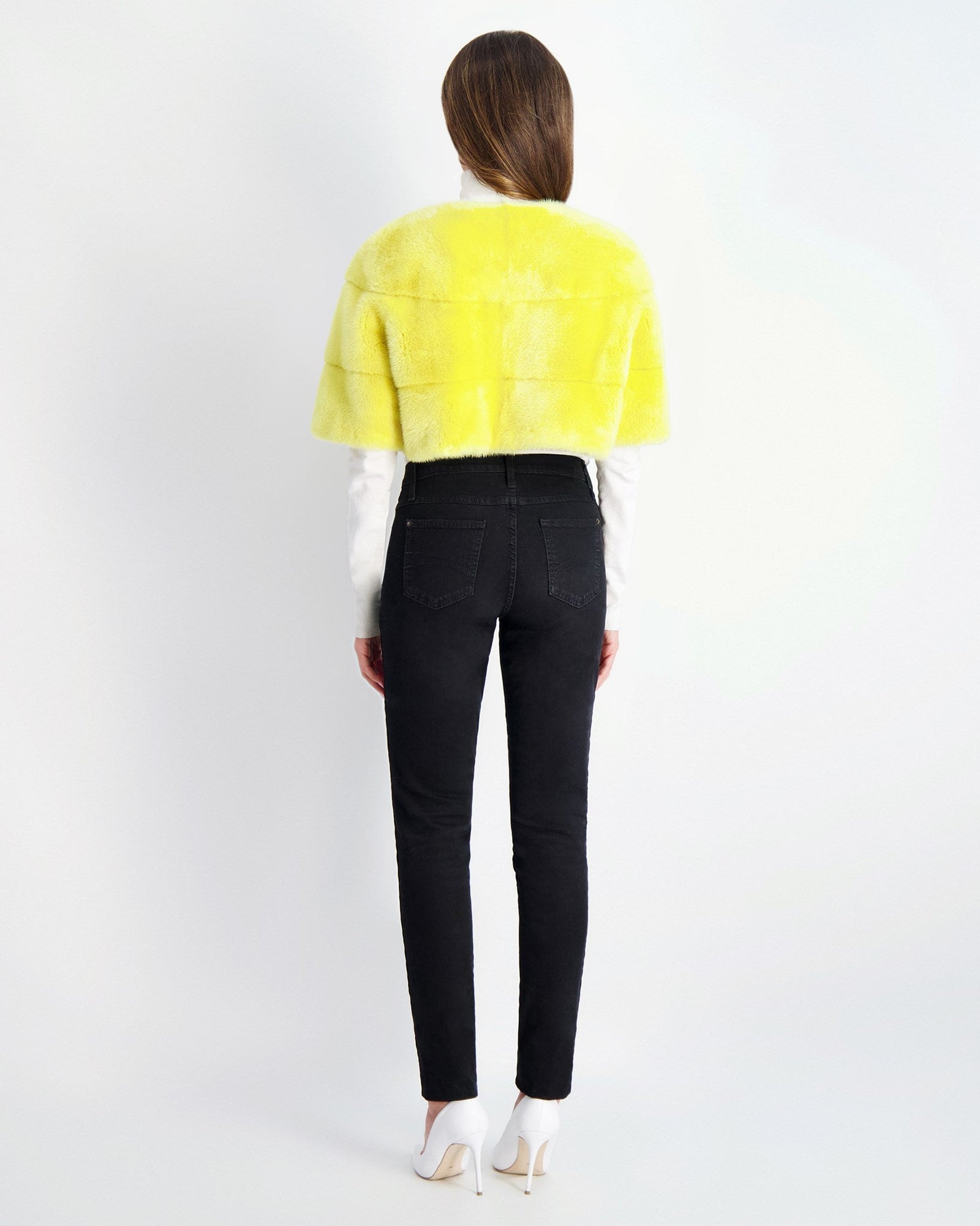 Mink Bolero | Women | Yellow