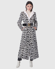 Mink Coat | Crystal Beige Lprd Print