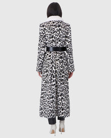 Mink Coat | Crystal Beige Lprd Print