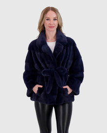 Mink Jacket, Mink Belt | Blue River