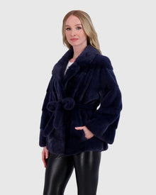 Mink Jacket, Mink Belt | Blue River