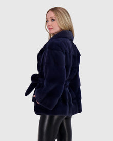 Mink Jacket, Mink Belt | Blue River