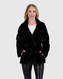 Mink Jacket | Deep Blue