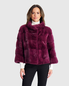 Mink Jacket | Magenta
