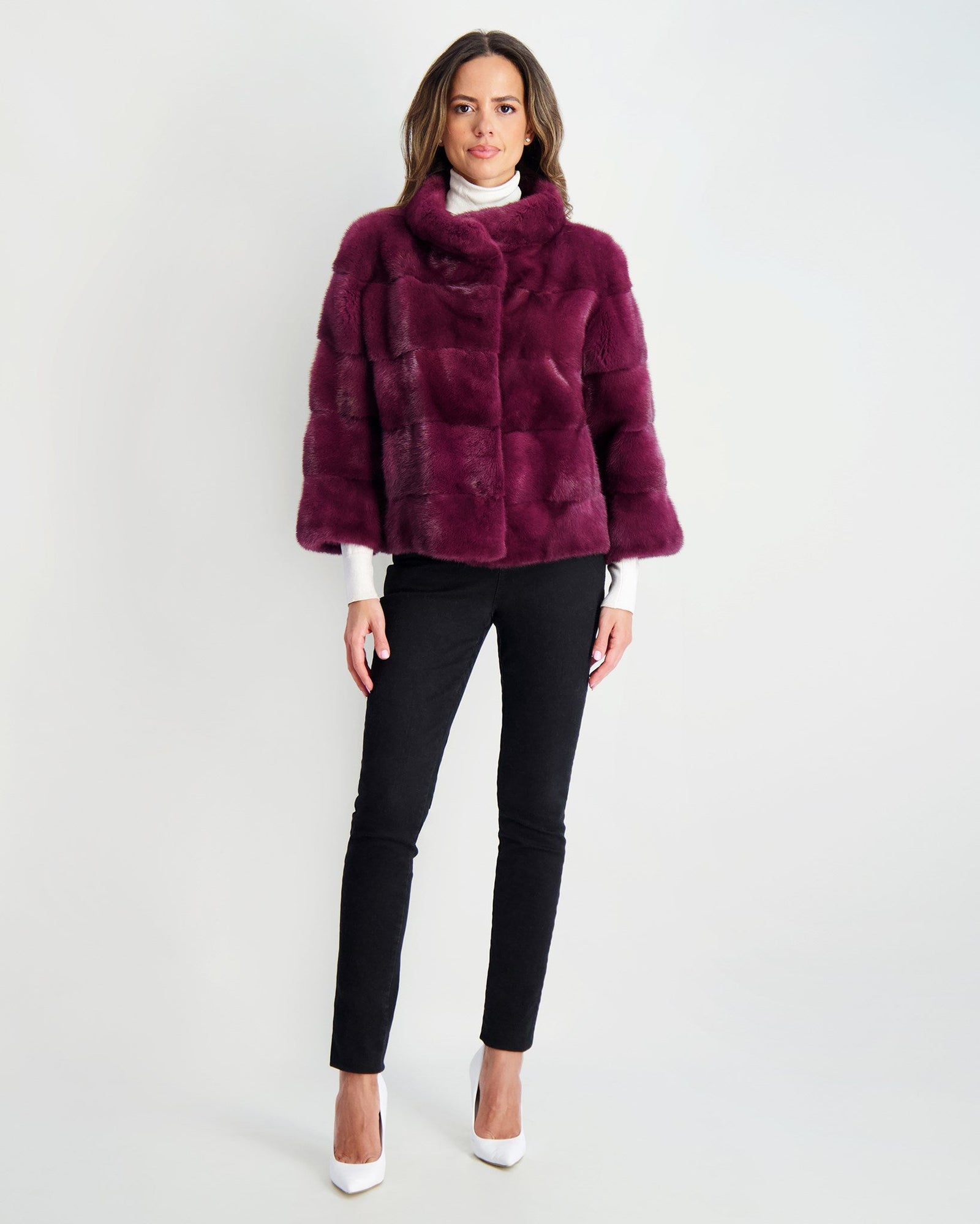 Mink Jacket | Women | Magenta