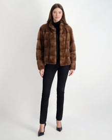 Mink Jacket | Women | Brown (V3)