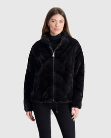 Mink Jacket | Anthracite