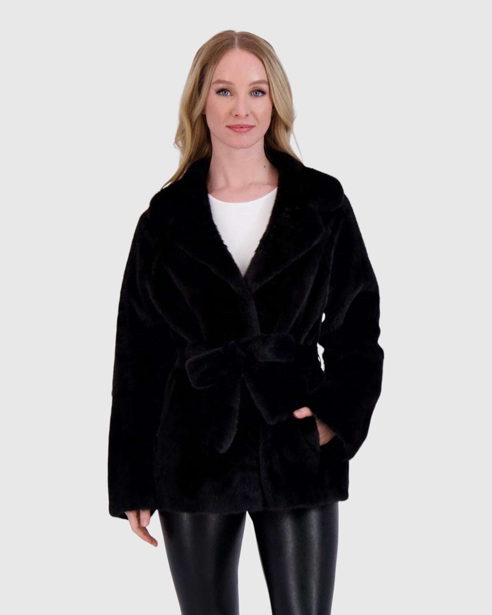 Mink Jacket | Deep Blue