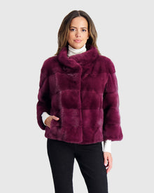 Mink Jacket | Magenta