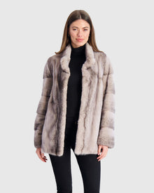 Mink Jacket | Beige Cross (V1)