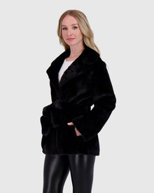 Mink Jacket | Deep Blue