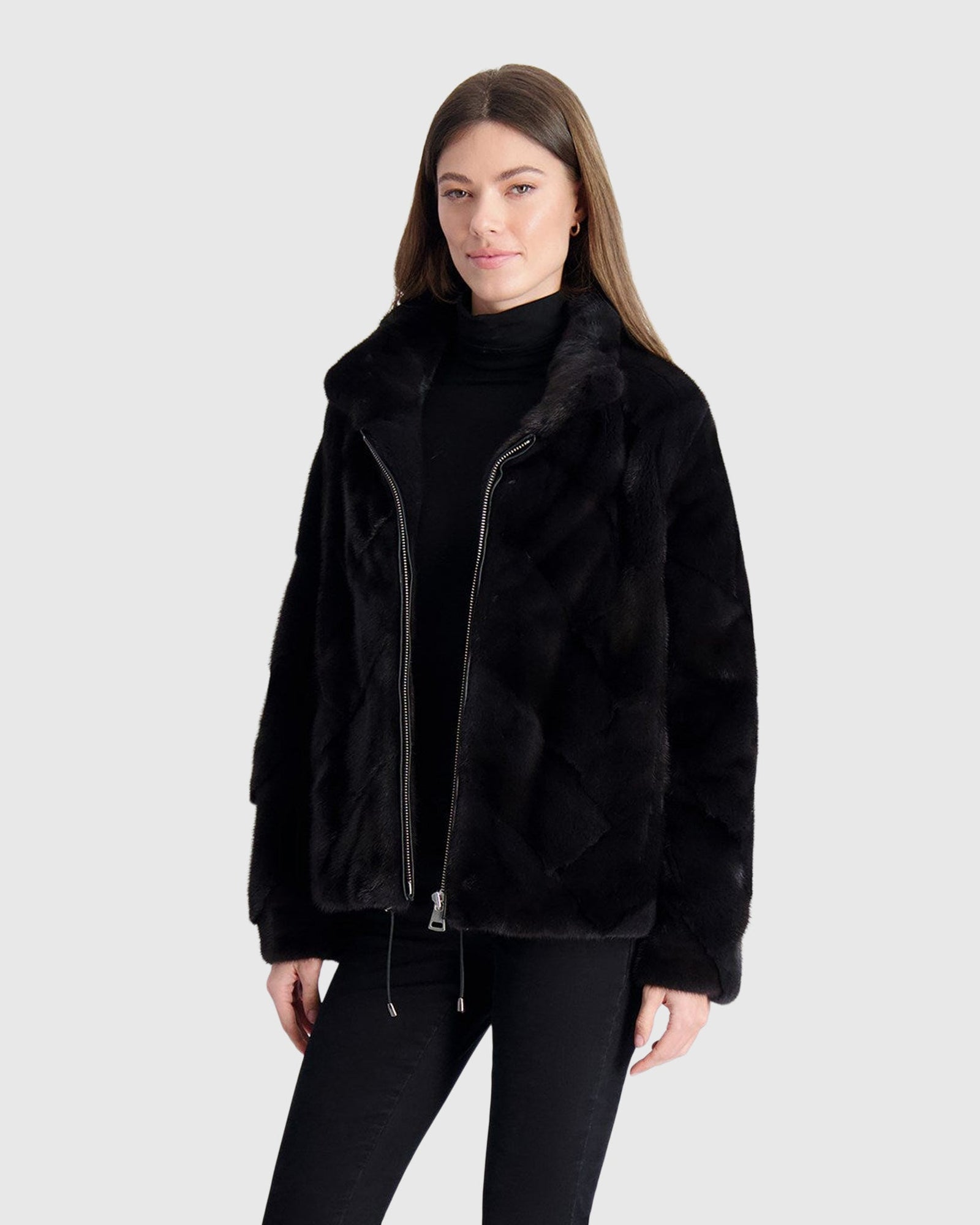 Mink Jacket | Anthracite