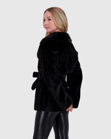 Mink Jacket | Deep Blue