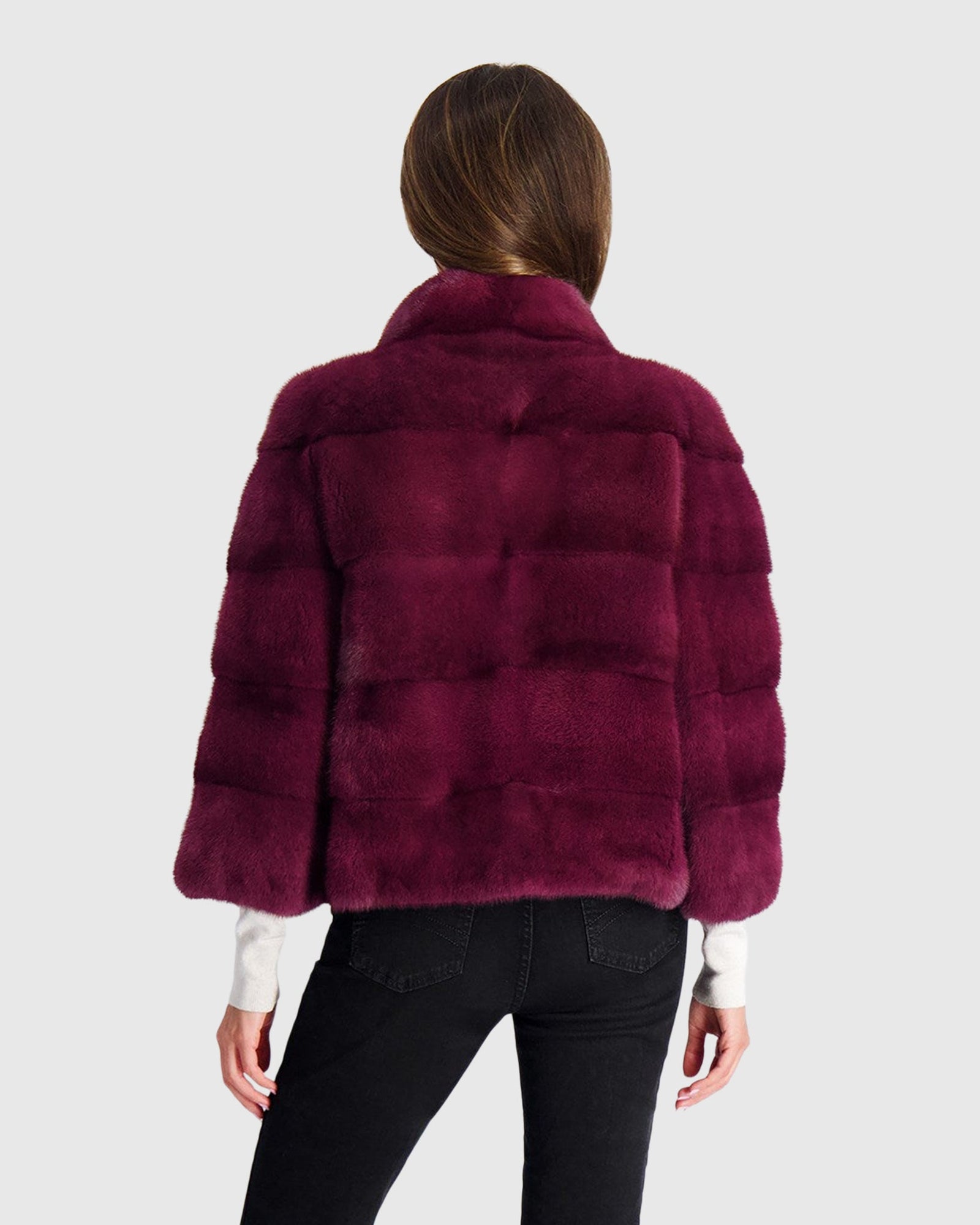 Mink Jacket | Magenta