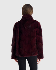 Mink Jacket | Wine