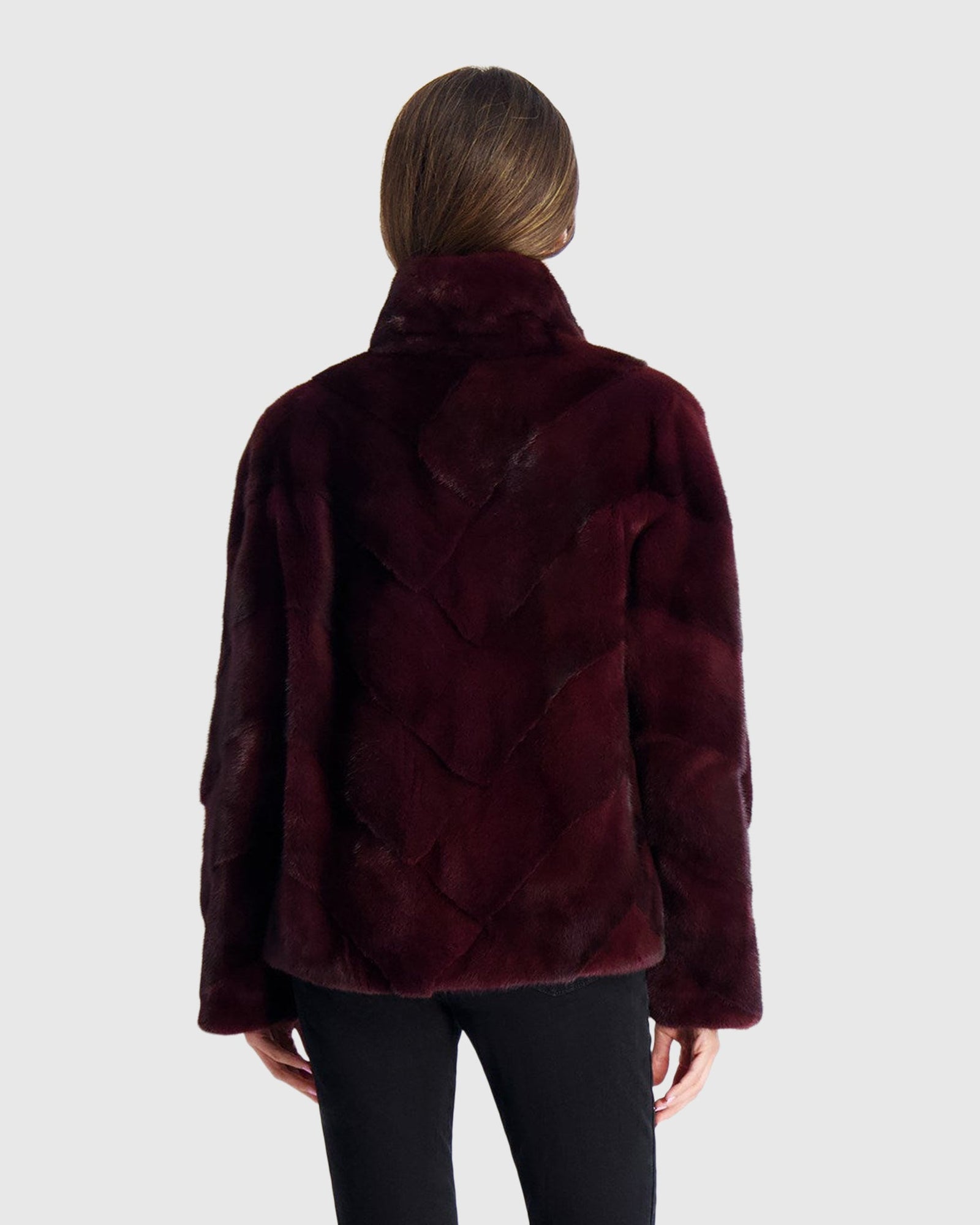 Mink Jacket | Wine