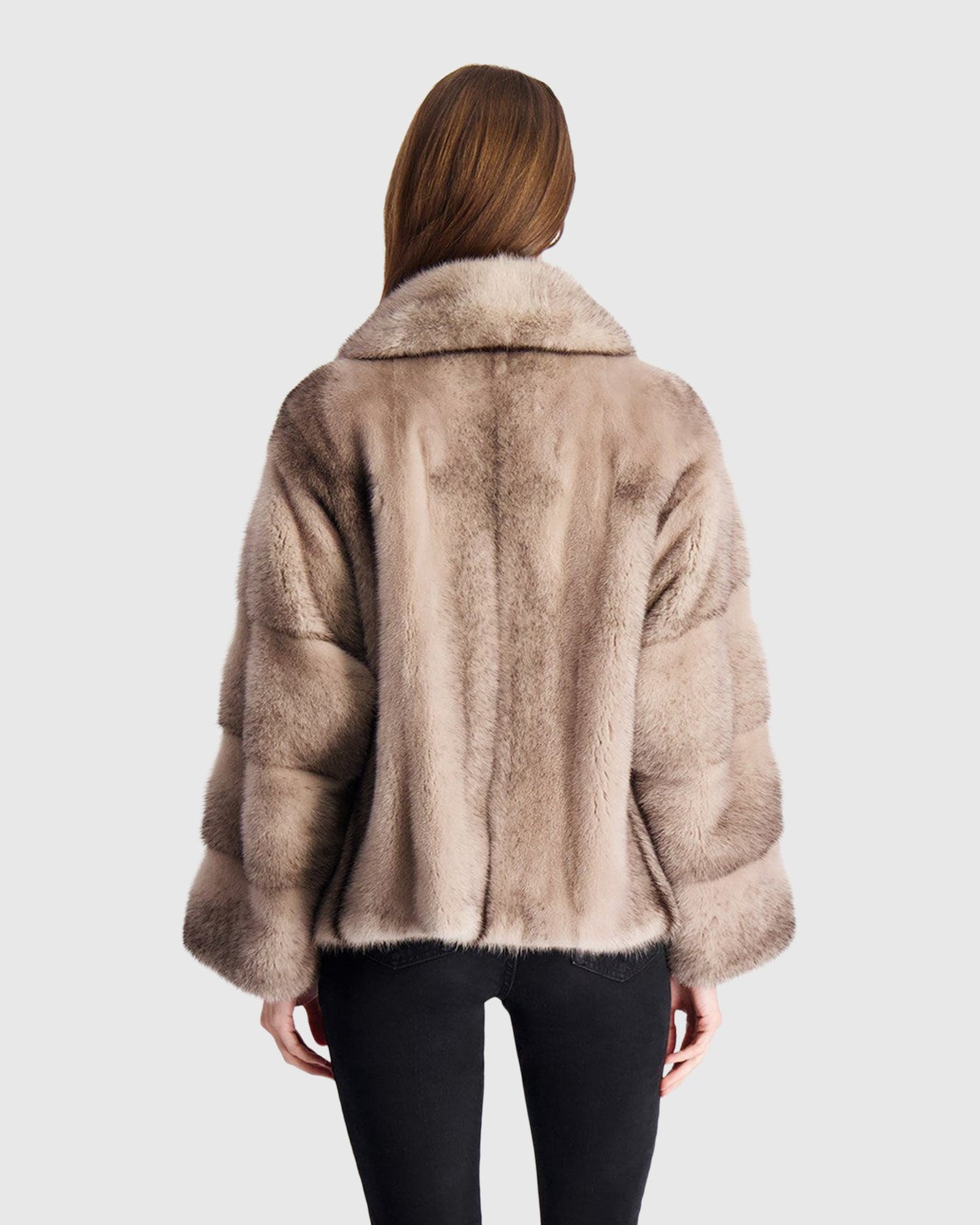 Mink Jacket | Beige Cross (V2)