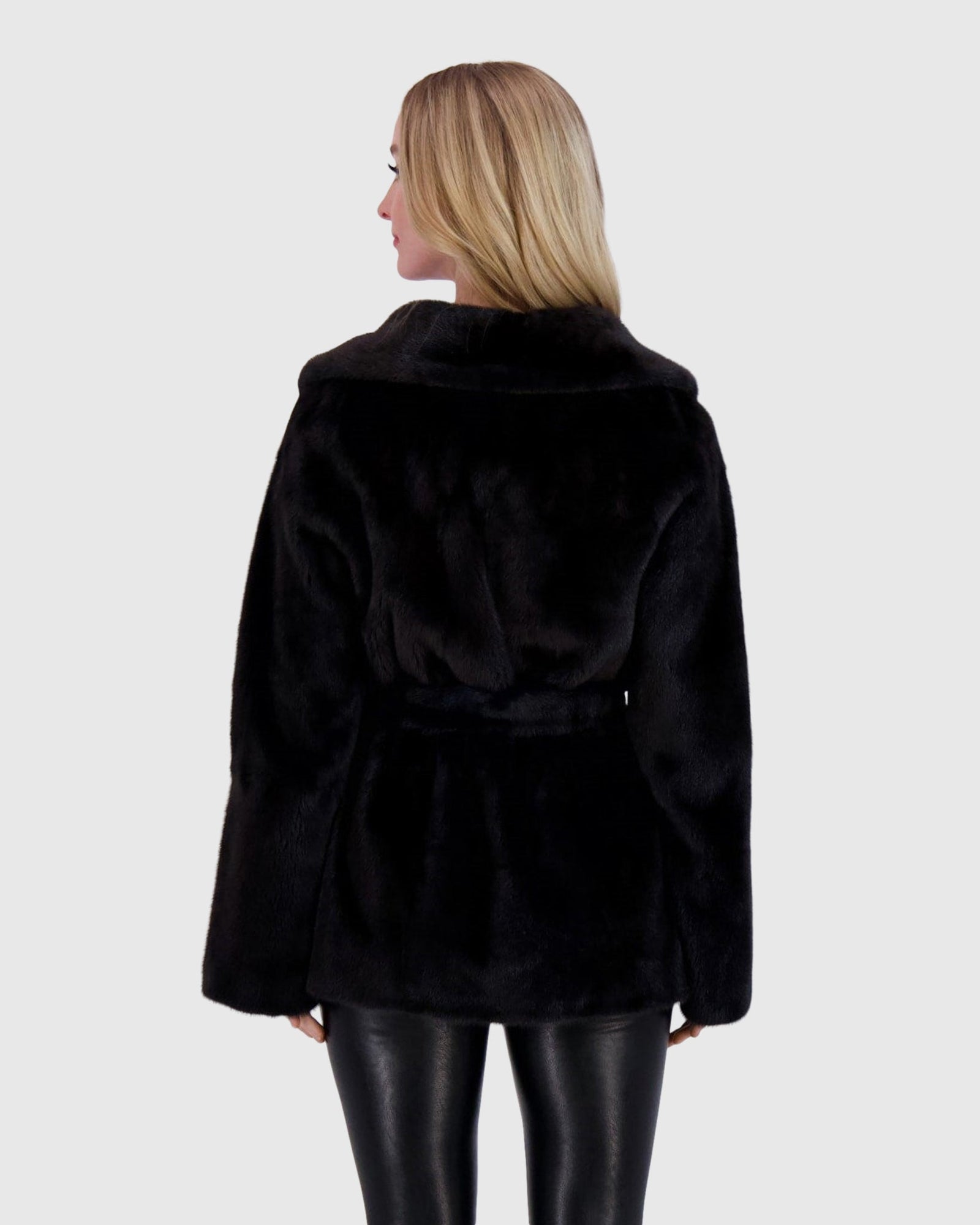 Mink Jacket | Deep Blue