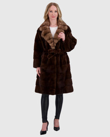 Mink Jacket With Sable Collar, Mink Belt | Kastanie