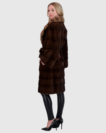 Mink Jacket With Sable Collar, Mink Belt | Kastanie