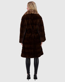 Mink Jacket With Sable Collar, Mink Belt | Kastanie