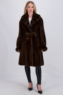 Mink Jacket With Sable | Women | Caper