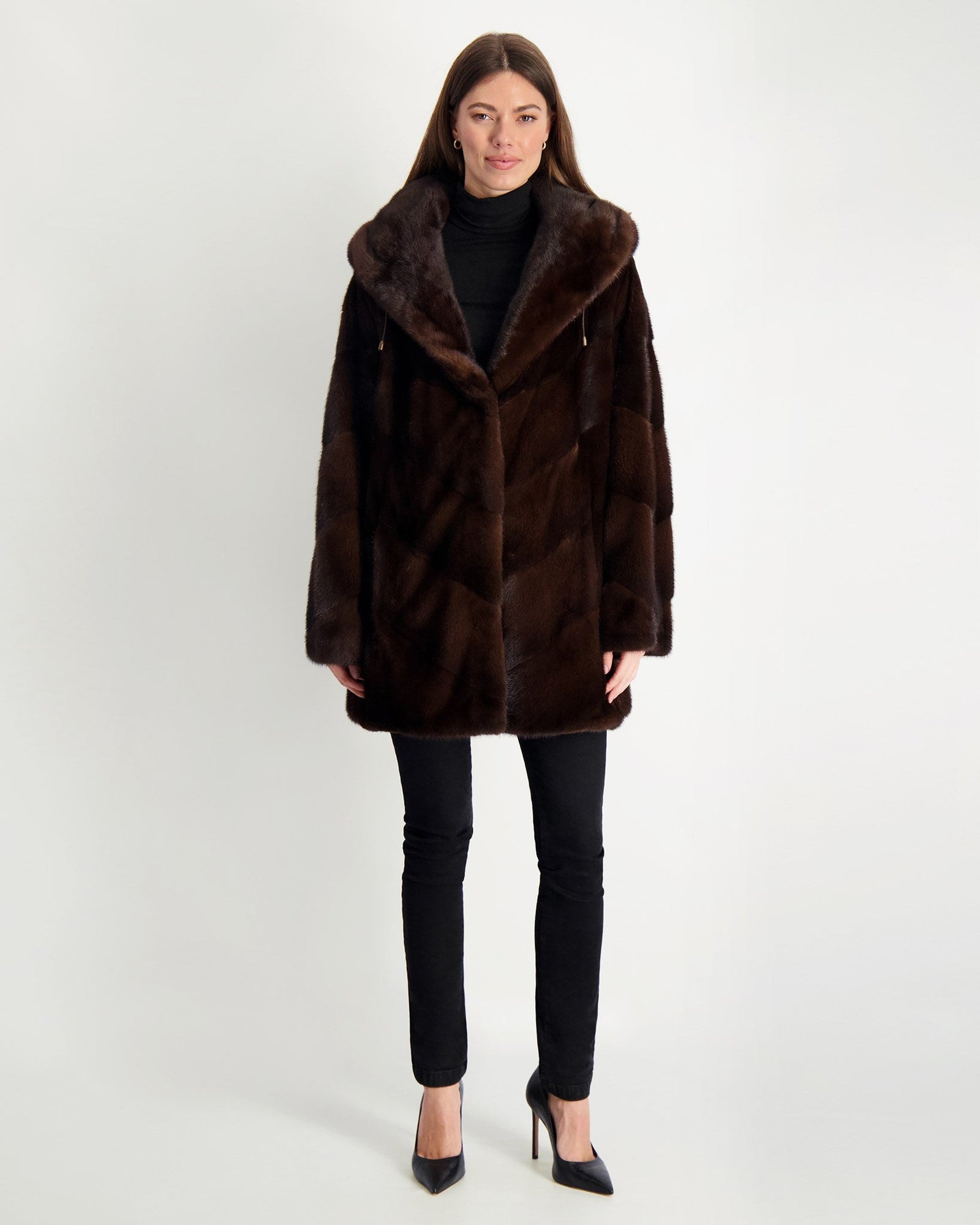 Mink Parka | Women | Mahogany (V1)