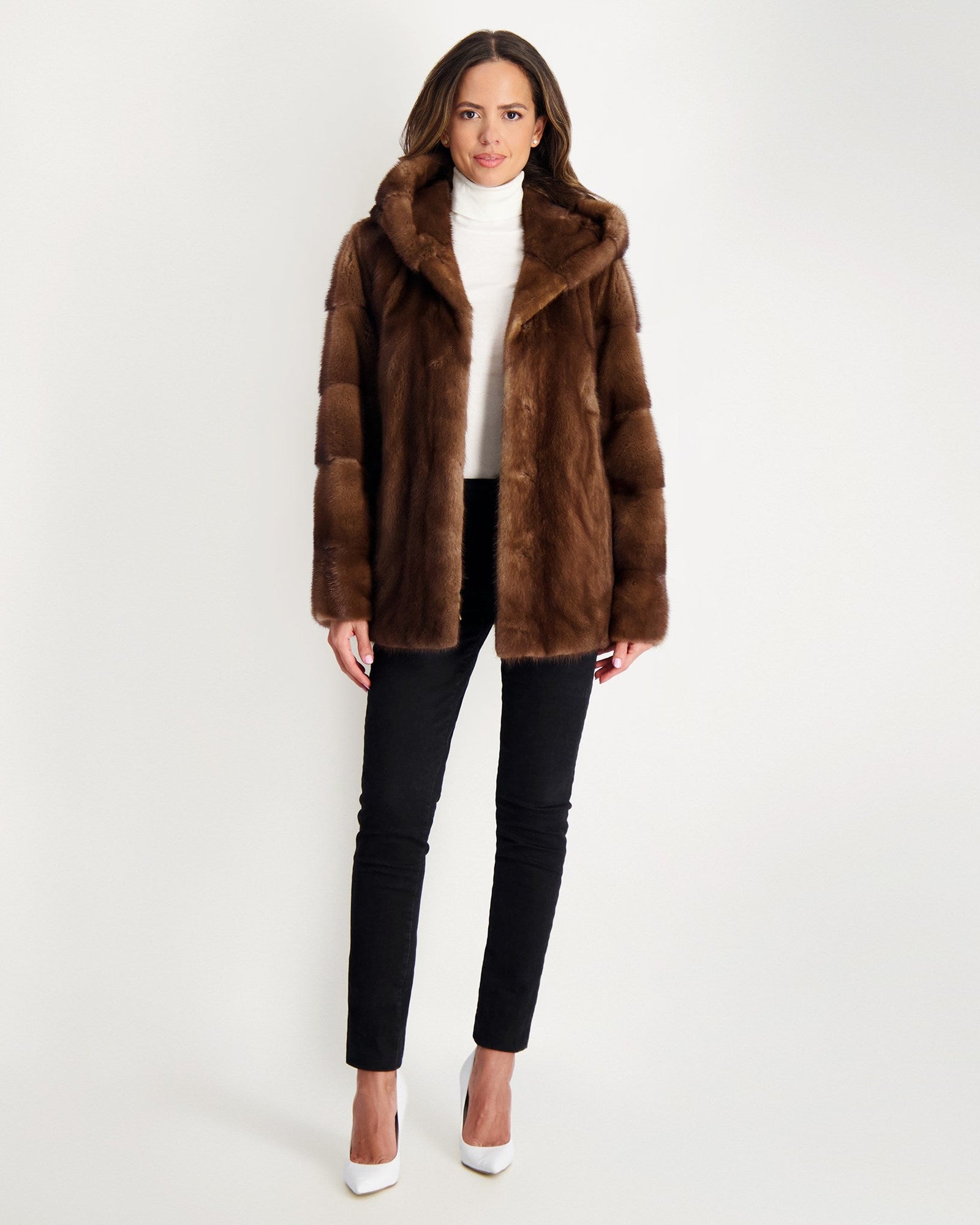 Mink Parka | Women | Brown