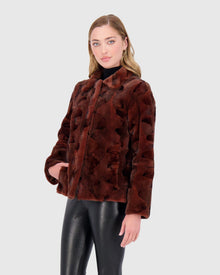 Mink Sections Jacket | Bronze