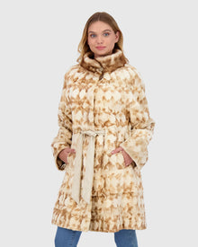 Mink Sections Stroller | Gold White