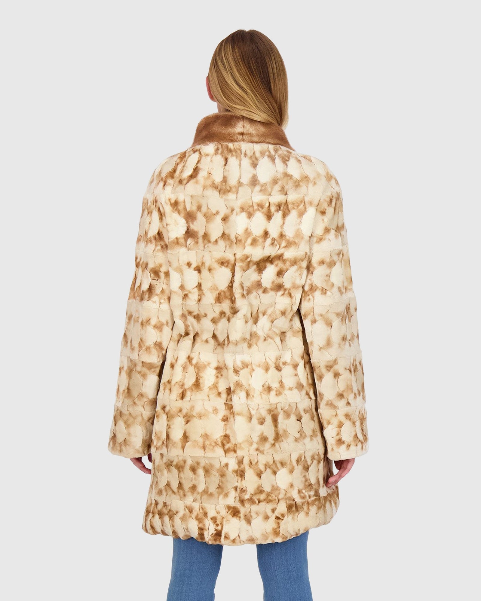 Mink Sections Stroller | Gold White