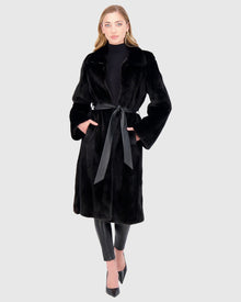 Mink Short Coat | Black (V2)
