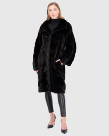 Mink Short Coat | Black (V3)