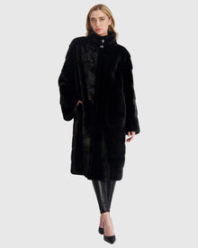 Mink Short Coat | Black (V4)