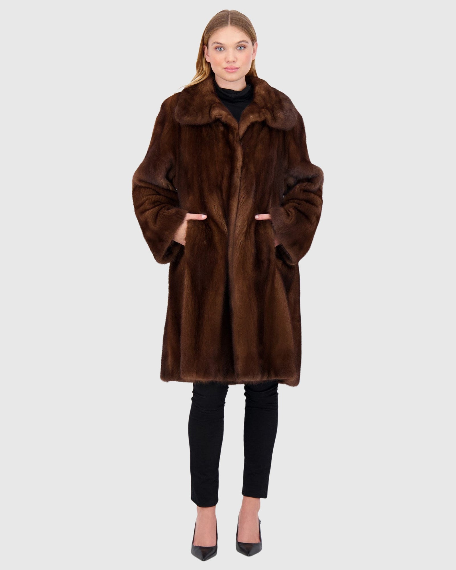Mink Short Coat | Scanbrown (V1)