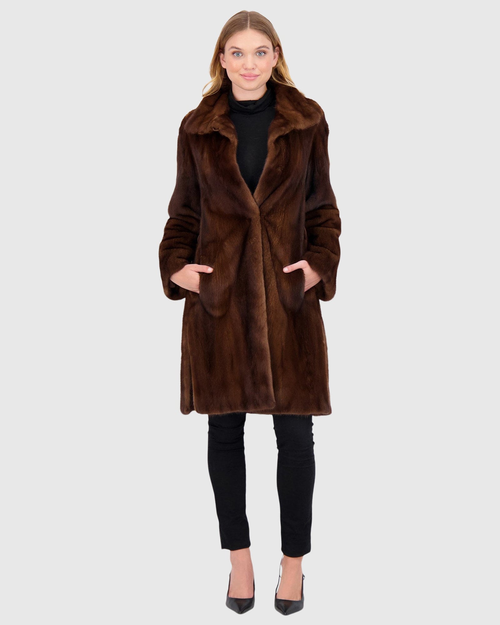 Mink Short Coat | Scanbrown (V2)
