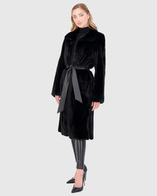 Mink Short Coat | Black (V2)
